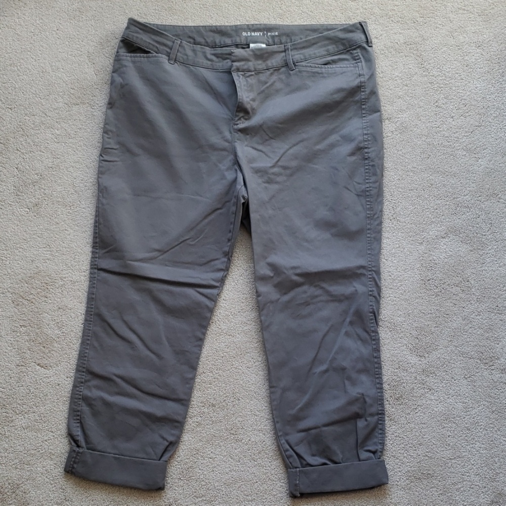 Old Navy Pixie Pants. 14/gray EUC!